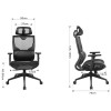 Sandberg ErgoFusion Gaming stol