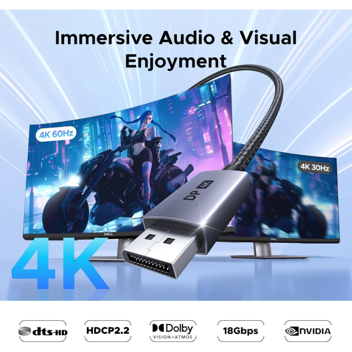 Ugreen DisplayPort na HDMI adapter 4K 60Hz UGREEN Ugreen DisplayPort na HDMI adapter 4K 60Hz