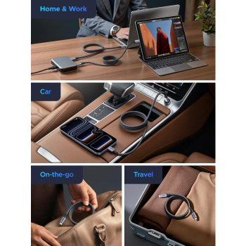 UGREEN 240W USB-C v USB-C magnetni polnilni kabel, 1M