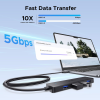 Ugreen USB-C Hub s 4x USB-A priključki, 1M UGREEN Ugreen USB-C Hub s 4x USB-A priključki, 1M