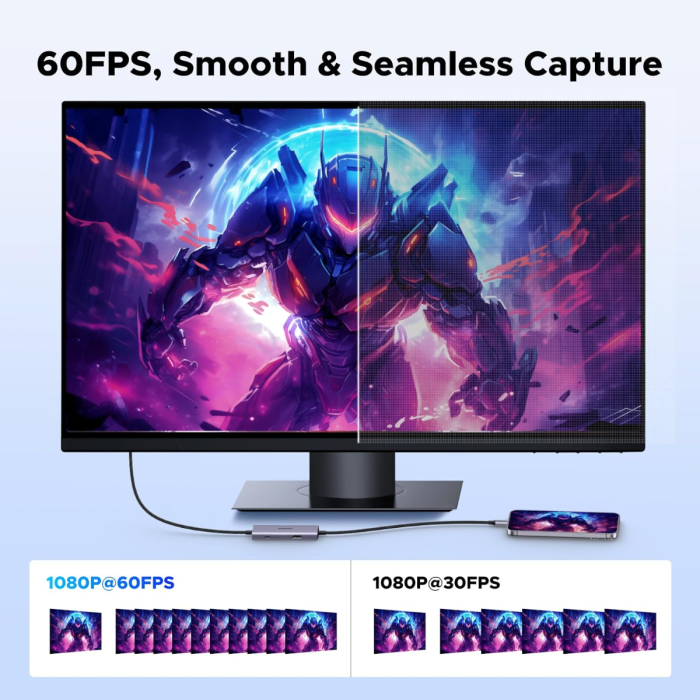 Ugreen USB-C adapter za zajem slike HDMI 4K@30Hz z USB PD 100W UGREEN Ugreen USB-C adapter za zajem slike HDMI 4K@30Hz z USB PD 100W