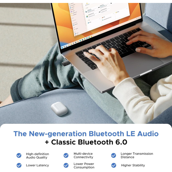 UGREEN bluetooth 6.0 brezžični oddajnik UGREEN UGREEN bluetooth 6.0 brezžični oddajnik