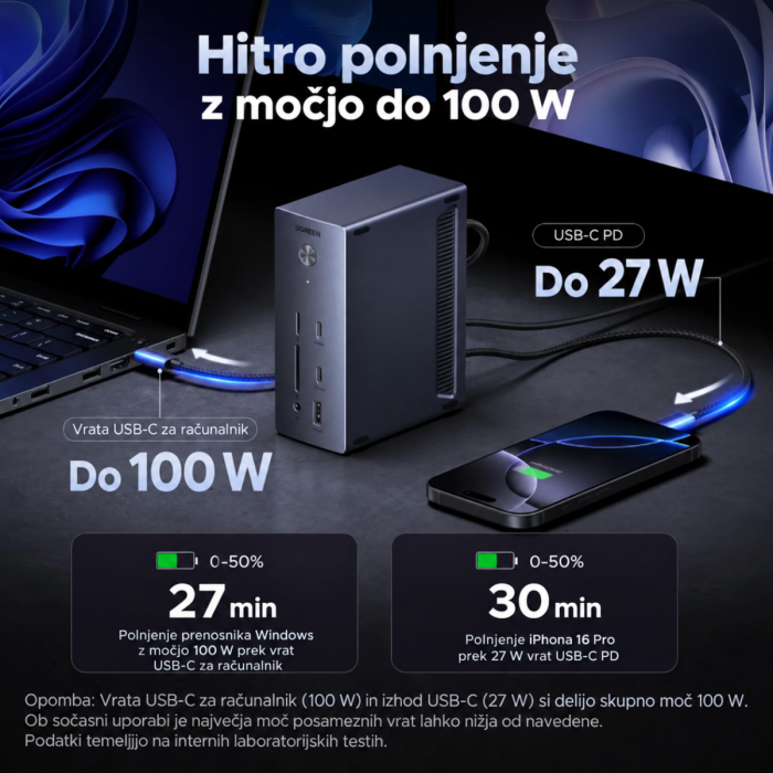 Ugreen Revodok Pro 14-v-1 priklopna postaja UGREEN Ugreen Revodok Pro 14-v-1 priklopna postaja