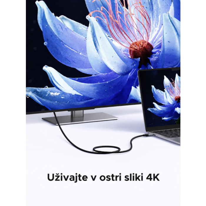 UGREEN 240W USB-C 3.2 Gen2 10Gbps 4K60Hz kabel, 2M UGREEN UGREEN 240W USB-C 3.2 Gen2 10Gbps 4K60Hz kabel, 2M
