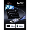UGREEN 240W USB-C 3.2 Gen2 10Gbps 4K60Hz kabel, 2M UGREEN UGREEN 240W USB-C 3.2 Gen2 10Gbps 4K60Hz kabel, 2M