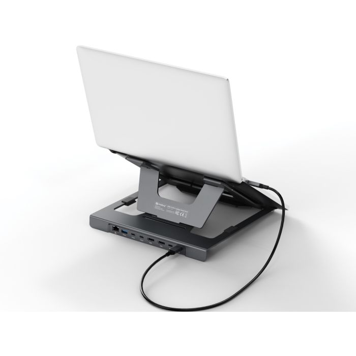 Sandberg stojalo za prenosnik s priklopno postajo USB-C 8-v-1 SANDBERG Sandberg stojalo za prenosnik s priklopno postajo USB-C 8-v-1