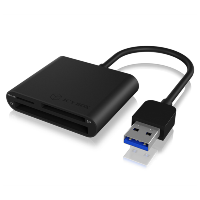 Icybox USB 3.0 zunanji čitalnik kartic Icybox USB 3.0 zunanji čitalnik kartic