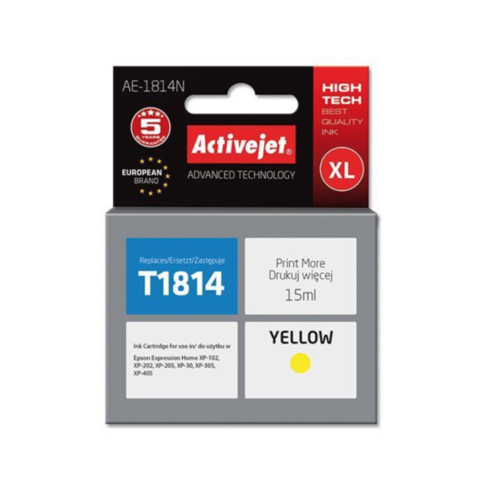 ActiveJet rumeno črnilo Epson T1814 ActiveJet rumeno črnilo Epson T1814