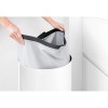 Brabantia koš za perilo 60L okrogel, bel Brabantia koš za perilo 60L okrogel, bel
