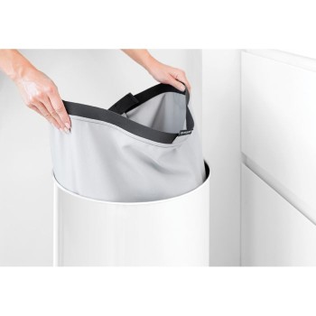 Brabantia koš za perilo 60L okrogel, bel