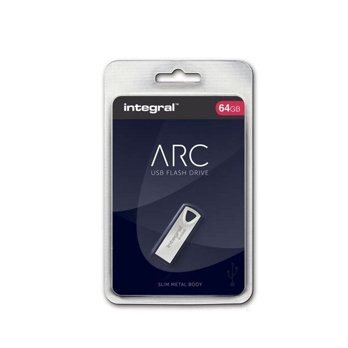 INTEGRAL ARC 64GB USB2.0 spominski ključek INTEGRAL ARC 64GB USB2.0 spominski ključek