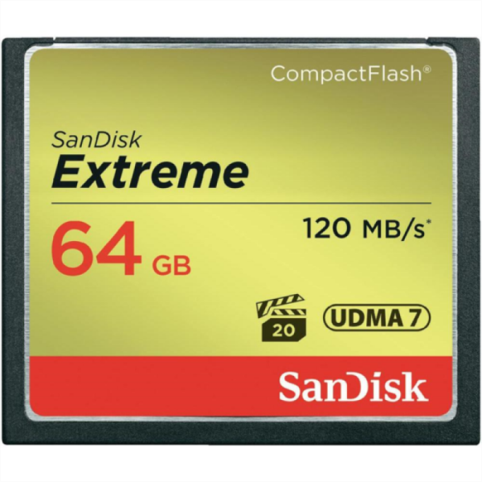 SanDisk 64GB Compact Flash Extreme UDMA7 SanDisk 64GB Compact Flash Extreme UDMA7