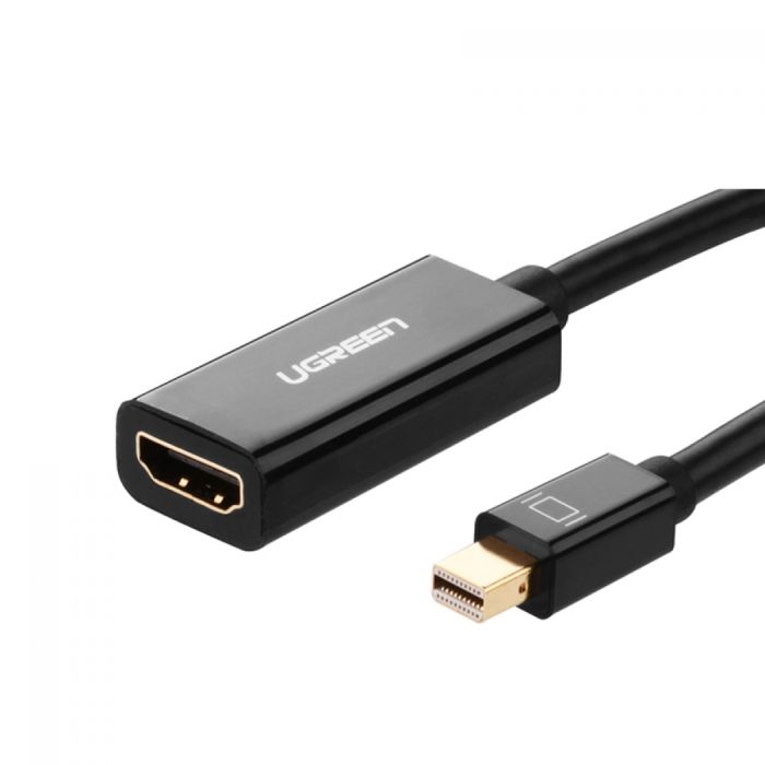 Ugreen Mini DisplayPort na HDMI (Ž) adapter črn - box Ugreen Mini DisplayPort na HDMI (Ž) adapter črn - box