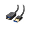 Ugreen USB 3.0 podaljšek (M na Ž) črn 1.5 m - polybag Ugreen USB 3.0 podaljšek (M na Ž) črn 1.5 m - polybag