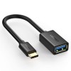Ugreen USB-C (M) na USB 3.0 (Ž) OTG kabel črn - polybag Ugreen USB-C (M) na USB 3.0 (Ž) OTG kabel črn - polybag