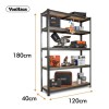 VonHaus Extra Wide 1.8m 5 polični regal VonHaus Extra Wide 1.8m 5 polični regal