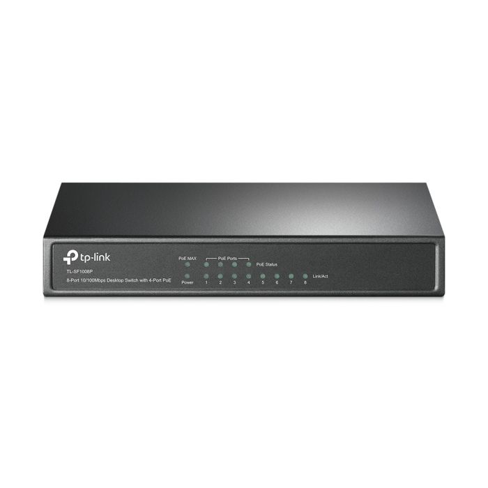 TP-LINK 8-Port 10/100Mbps namizno stikalo s 4 porti PoE TP-LINK 8-Port 10/100Mbps namizno stikalo s 4 porti PoE