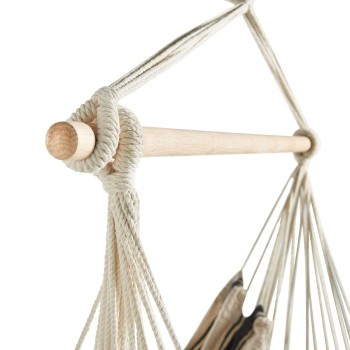 VonHaus črtast viseči vrtni stol VonHaus črtast viseči vrtni stol