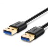Ugreen USB 3.0 kabel (M na M) črn 1 m - polybag Ugreen USB 3.0 kabel (M na M) črn 1 m - polybag