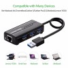 Ugreen USB 3.0 hub na 3x USB A in RJ45 - box Ugreen USB 3.0 hub na 3x USB A in RJ45 - box