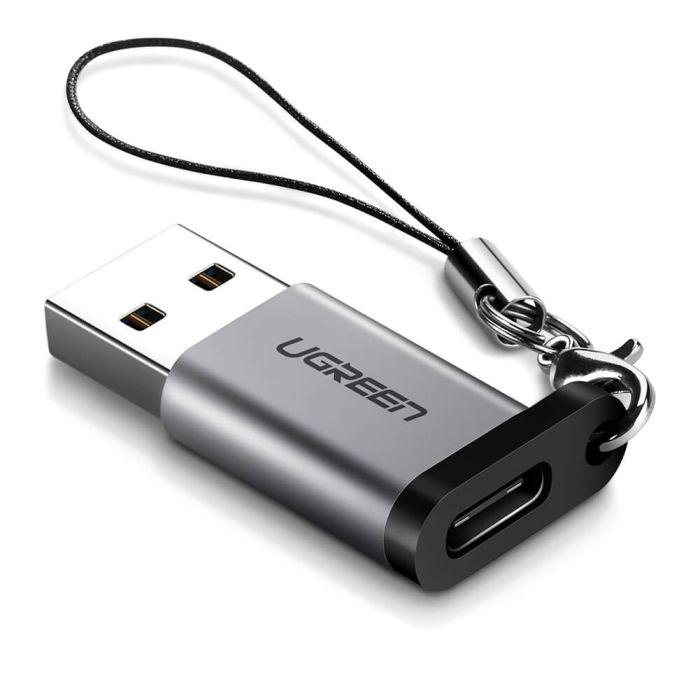 Ugreen USB 3.0-A na USB-C adapter siv - blister Ugreen USB 3.0-A na USB-C adapter siv - blister