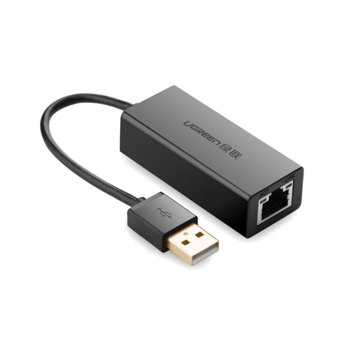 Ugreen Mrežna kartica USB-A 2.0 RJ45 10/100Mbps - box Ugreen Mrežna kartica USB-A 2.0 RJ45 10/100Mbps - box