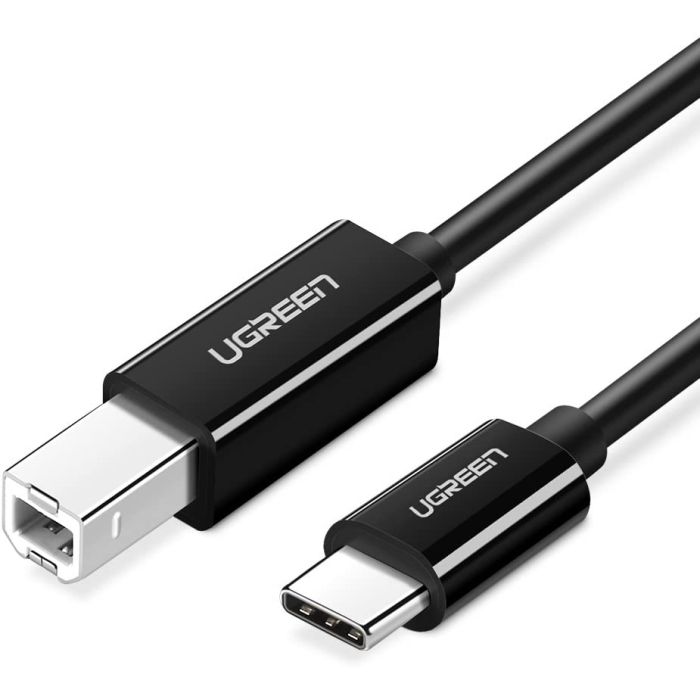 Ugreen kabel za tiskalnik USB-C (M) 2.0 na USB-B (M) 2m - polybag Ugreen kabel za tiskalnik USB-C (M) 2.0 na USB-B (M) 2m - polybag