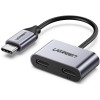 UGREEN USB-C v dvojni USB-C Adapter 2v1 - box UGREEN USB-C v dvojni USB-C Adapter 2v1 - box