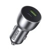 Ugreen avtopolnilec USB + USB-C PD 36W siv - box Ugreen avtopolnilec USB + USB-C PD 36W siv - box