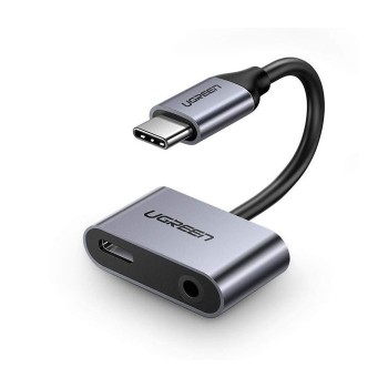 Ugreen USB-C na 3.5mm + USB-C Hub Adapter - box