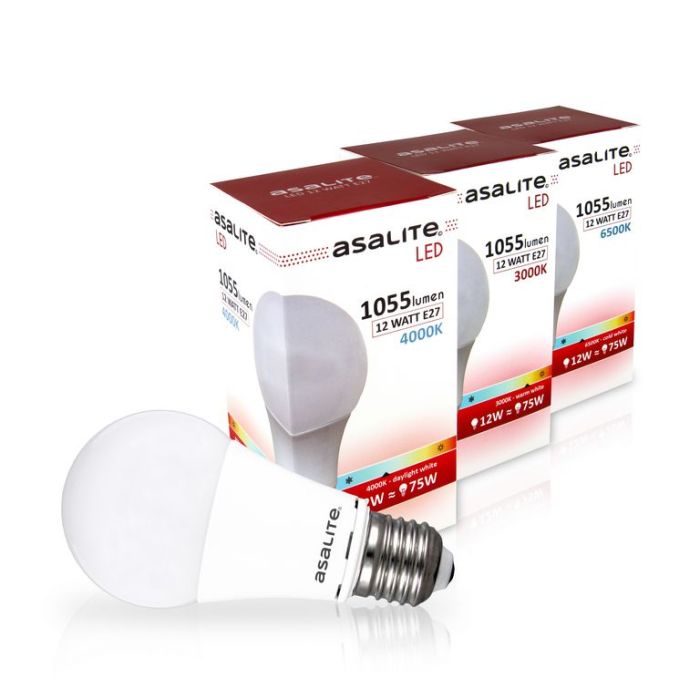 ASALITE LED sijalka E27 12W 3000K 1055lm ASALITE LED sijalka E27 12W 3000K 1055lm