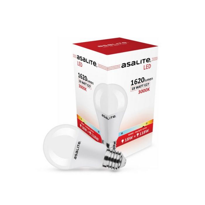 ASALITE LED sijalka E27 18W 3000K 1620lm ASALITE LED sijalka E27 18W 3000K 1620lm