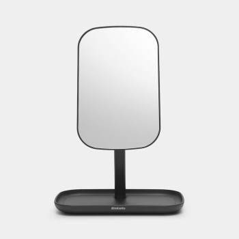 Brabantia ReNew ogledalo s posodico za odlaganje temno siva Brabantia ReNew ogledalo s posodico za odlaganje temno siva