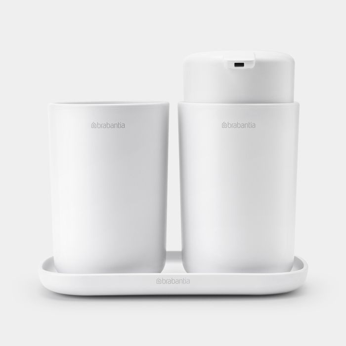 Brabantia ReNew kopalniški set dodatkov bel Brabantia ReNew kopalniški set dodatkov bel