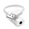 Ugreen adapter za zvok USB-A na 3.5 mm Aux Bel - box Ugreen adapter za zvok USB-A na 3.5 mm Aux Bel - box