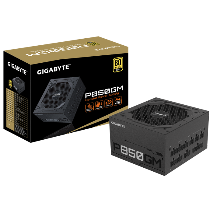 Gigabyte P850GM GOLD modularni napajalnik Gigabyte P850GM GOLD modularni napajalnik