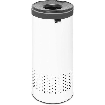 Brabantia koš za perilo 35L okrogel, bel