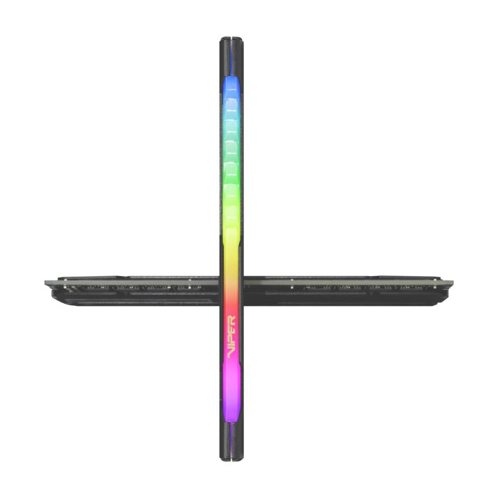 Patriot Viper Steel RGB Kit 32GB (2x16GB) DDR4-3200 DIMM PC4-25600 CL18, 1.35V Patriot Viper Steel RGB Kit 32GB (2x16GB) DDR4-3200 DIMM PC4-25600 CL18, 1.35V