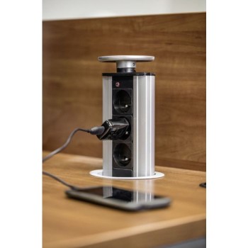 GTV potopna vtičnica 3x 230V, Ø100mm