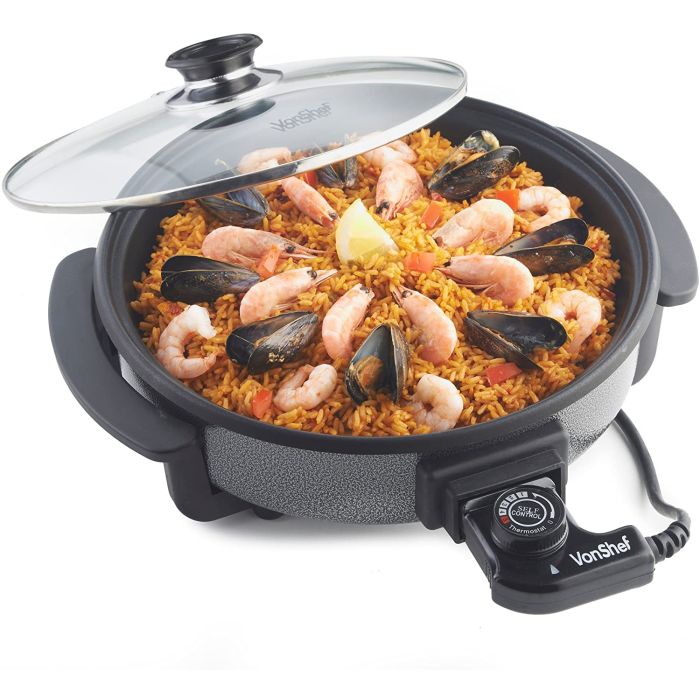 VonShef električna ponev 30cm okrogla VonShef električna ponev 30cm okrogla