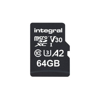 Integral 64GB Professional High Speed 180MB/s microSDXC V30 UHS-I U3 Integral 64GB Professional High Speed 180MB/s microSDXC V30 UHS-I U3