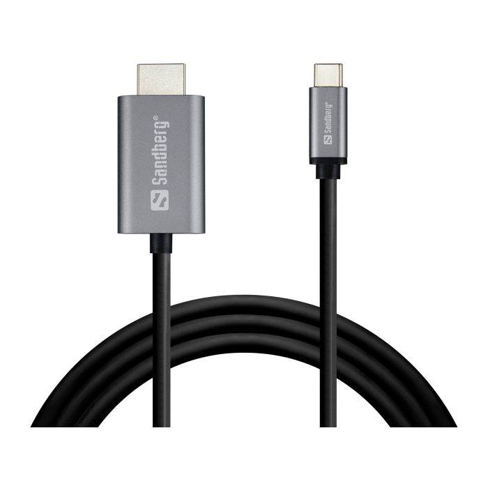 Sandberg USB-C na HDMI adapter kabel 2m Sandberg USB-C na HDMI adapter kabel 2m