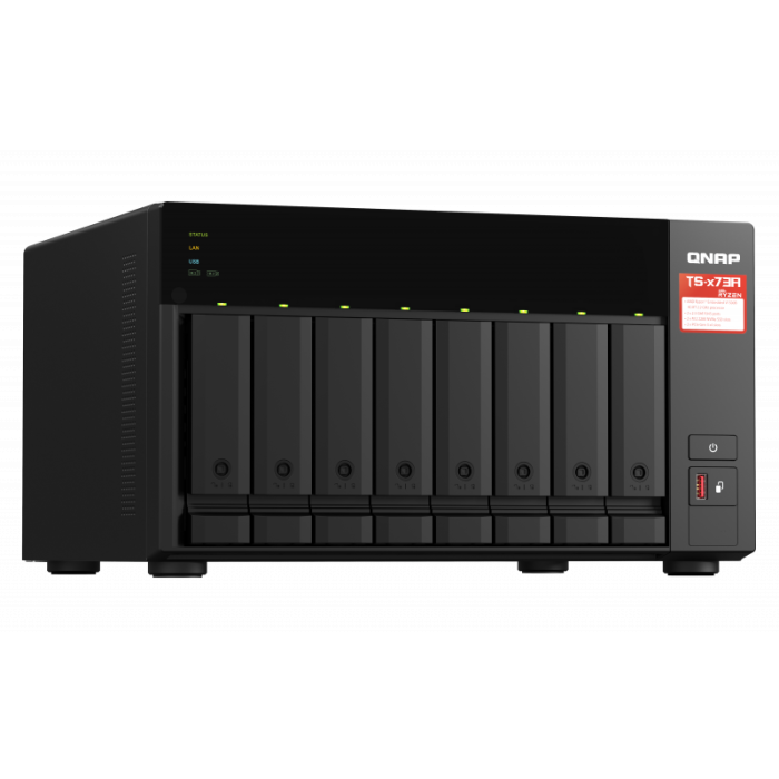 QNAP NAS strežnik za 8 diskov, 8GB ram, 2.5GbE mreža QNAP NAS strežnik za 8 diskov, 8GB ram, 2.5GbE mreža