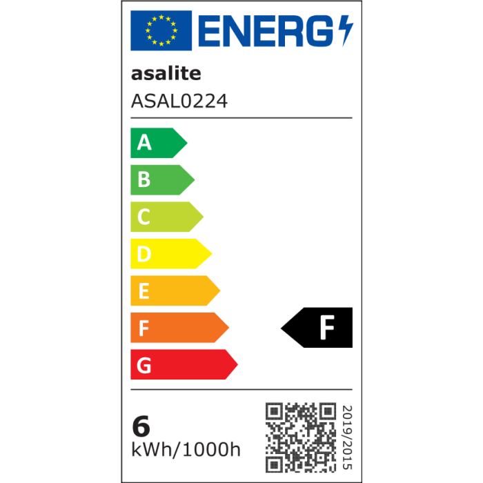 ASALITE namizna svetilka 6W, 4000K, 480lm, bela, dimer