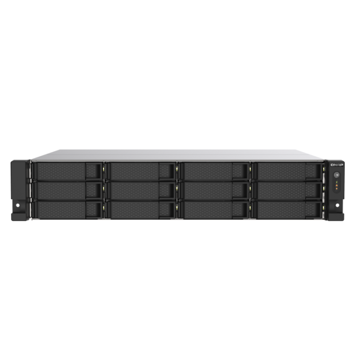 QNAP NAS strežnik za 12 diskov, rack, 8GB ram, 2,5Gb mreža QNAP NAS strežnik za 12 diskov, rack, 8GB ram, 2,5Gb mreža