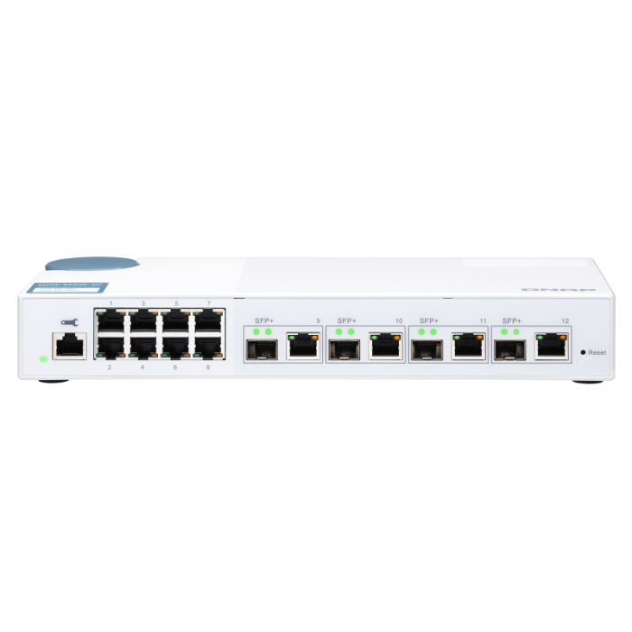 QNAP 12 port stikalo 4x 10Gb, 8x 1Gb QNAP 12 port stikalo 4x 10Gb, 8x 1Gb