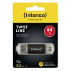 Intenso 64GB Twist Line USB 3.2 / USB-C spominski ključek Intenso 64GB Twist Line USB 3.2 / USB-C spominski ključek