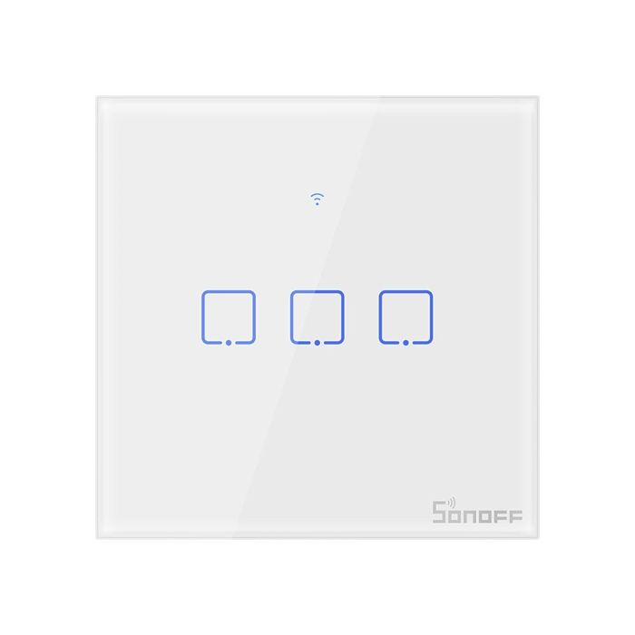 SONOFF pametno stensko stikalo Wi-Fi trojno T0EU3C-TX SONOFF pametno stensko stikalo Wi-Fi trojno T0EU3C-TX