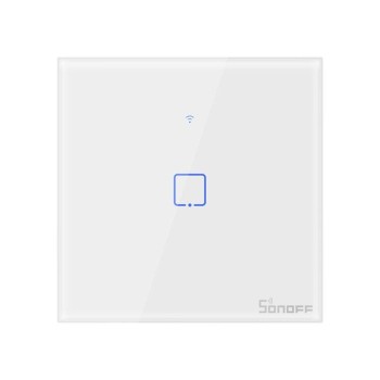 SONOFF pametno stensko stikalo Wi-Fi + RF433 enojno T1EU1C-TX SONOFF pametno stensko stikalo Wi-Fi + RF433 enojno T1EU1C-TX