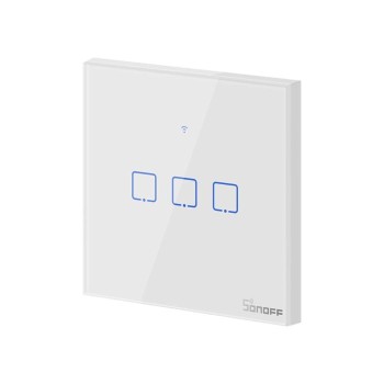 SONOFF pametno stensko stikalo Wi-Fi + RF433 trojno T1EU3C-TX